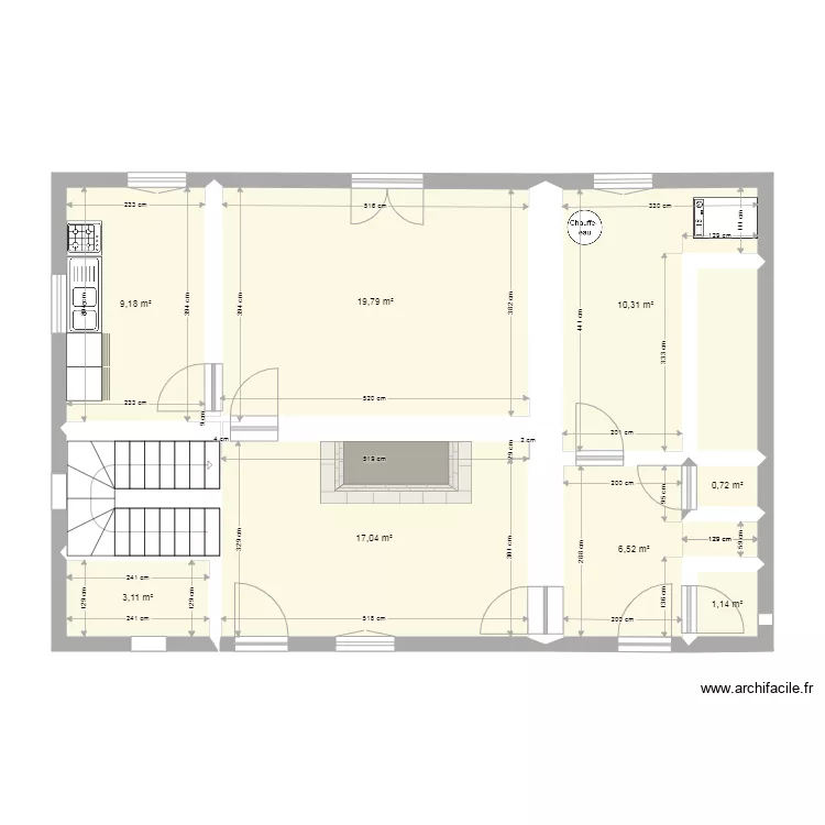 Blancs Cur&eacute;s. Plan de 