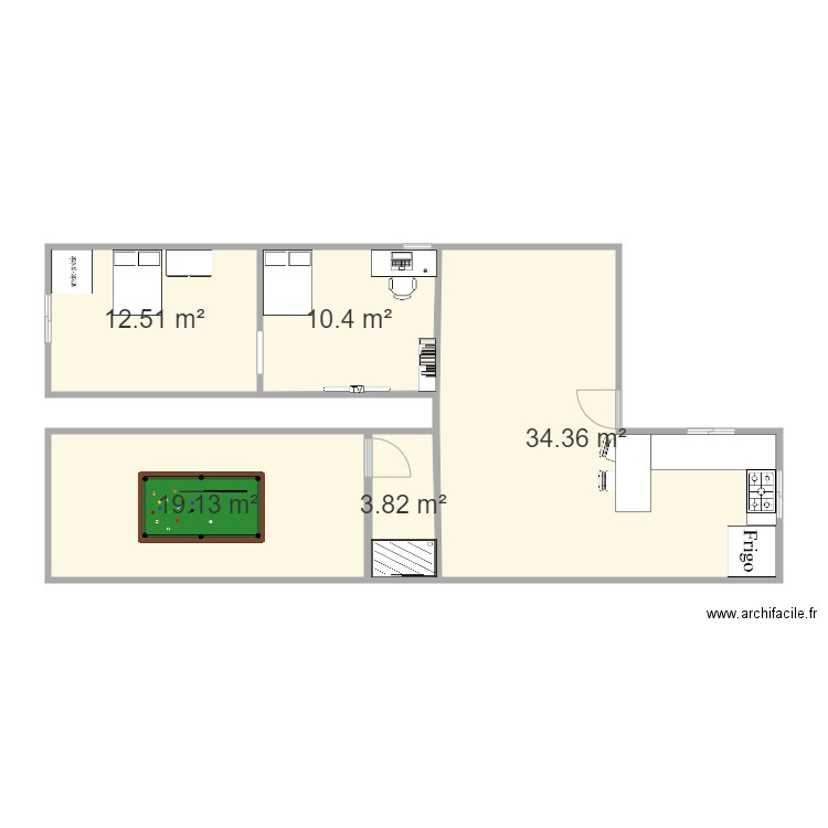 Maison. Plan de 0 pièce et 0 m2