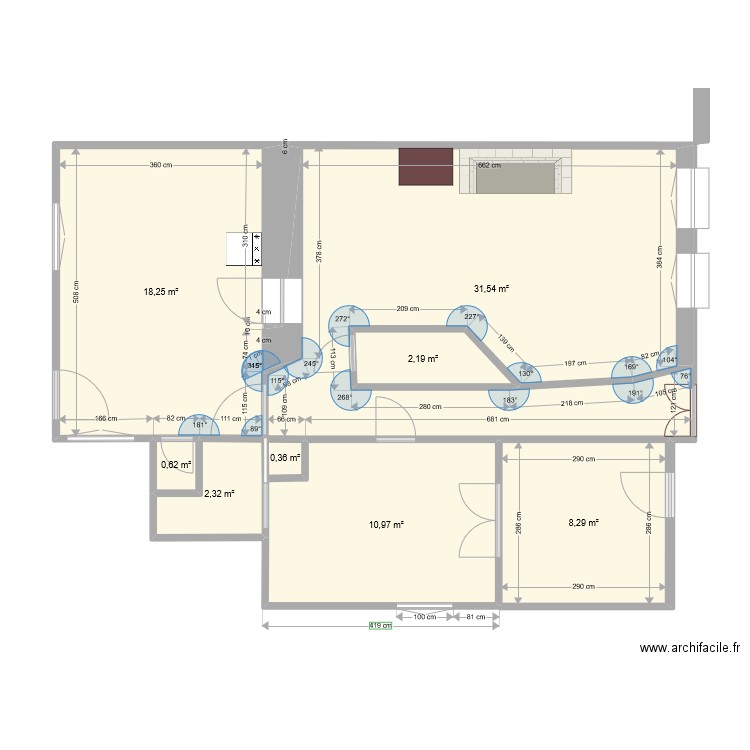 Saint Mamet RDC. Plan de 0 pièce et 0 m2