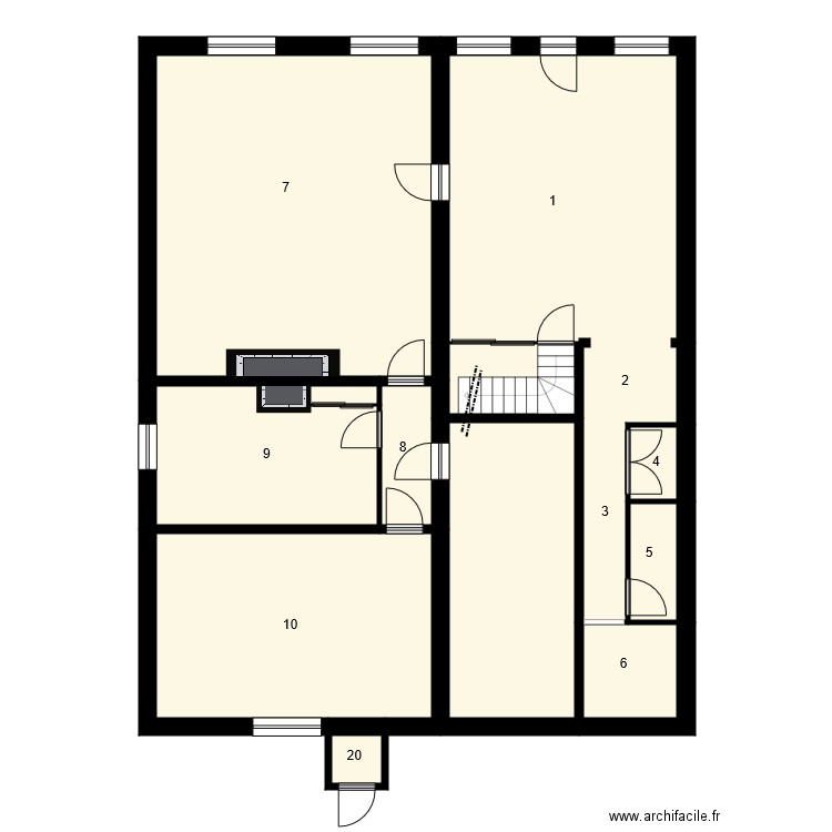 185022 ROUX. Plan de 0 pièce et 0 m2