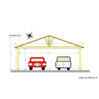 plan de coupe facade Sud 2