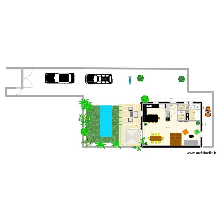 vvvv2. Plan de 19 pièces et 122 m2