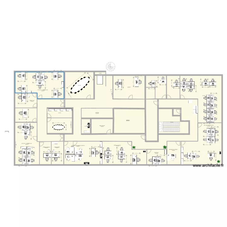 IMPLANTATION NANTERRE. Plan de 