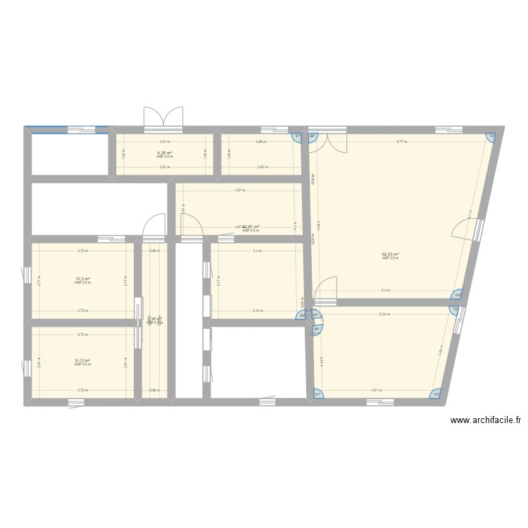 Chez moi. Plan de 0 pièce et 0 m2
