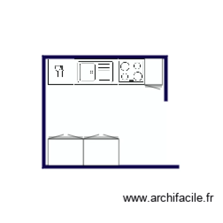 cuisine280x250. Plan de 