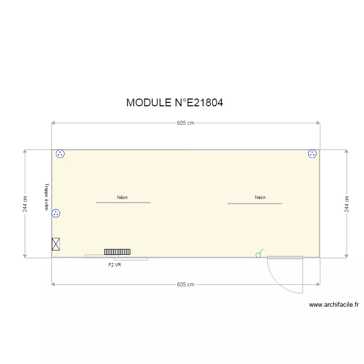 MODULE  E21804. Plan de 
