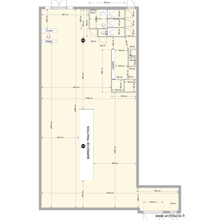  Plan ERP Base amenagement. Plan de 0 pièce et 0 m2