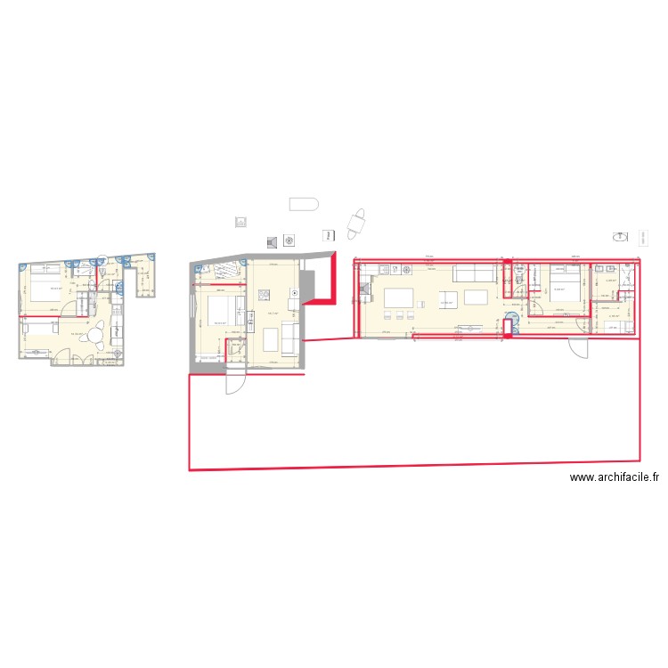 Nueil logement RDC. Plan de 0 pièce et 0 m2