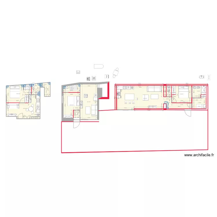 Nueil logement RDC. Plan de Nueil logement RDC. Plan de