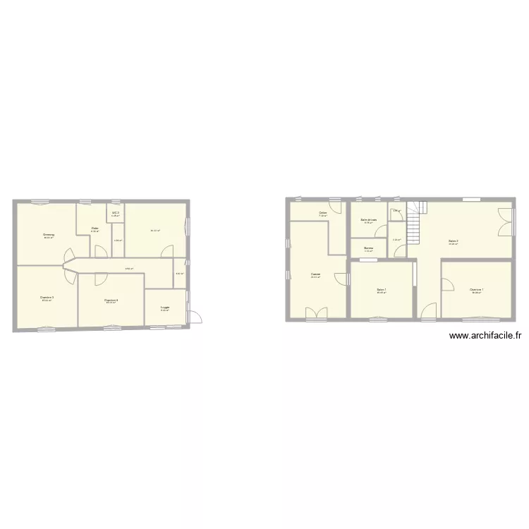 MAison ad&eacute;. Plan de 