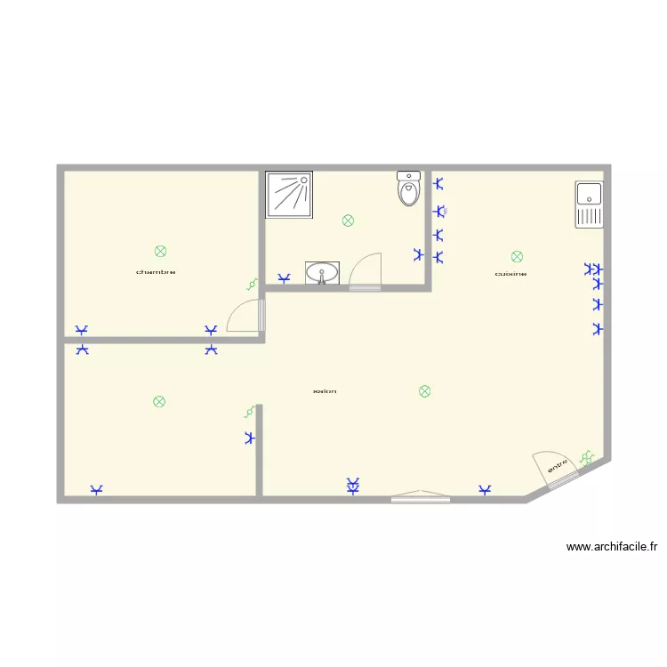 rez zadne. Plan de 