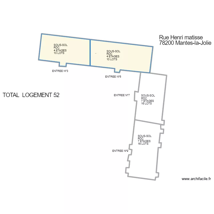 HENRI MATISSE . Plan de 