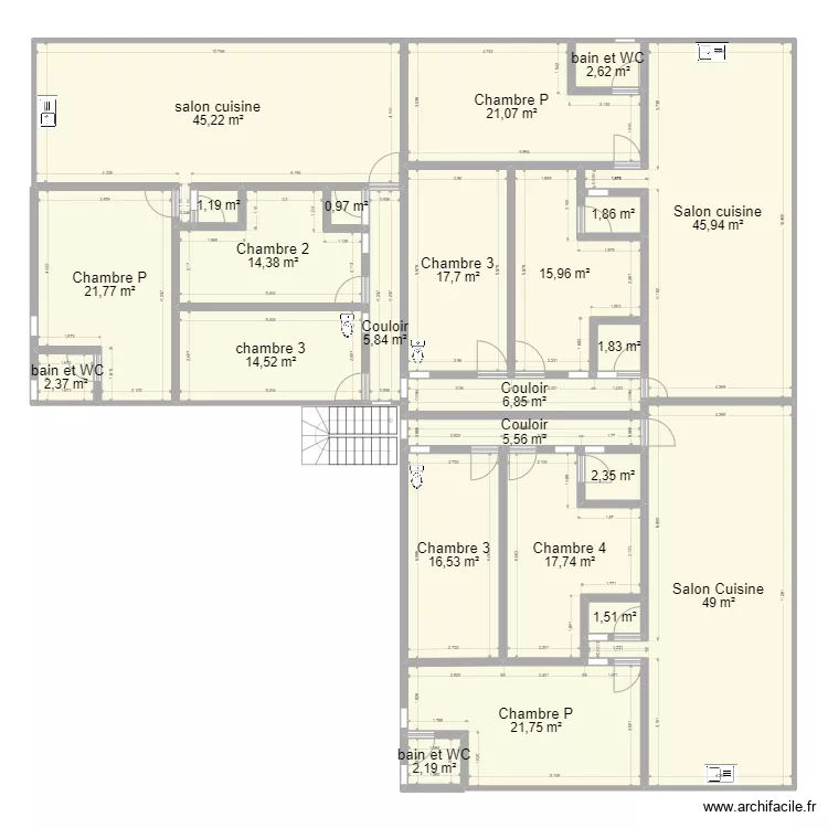 maison savane2. Plan de 