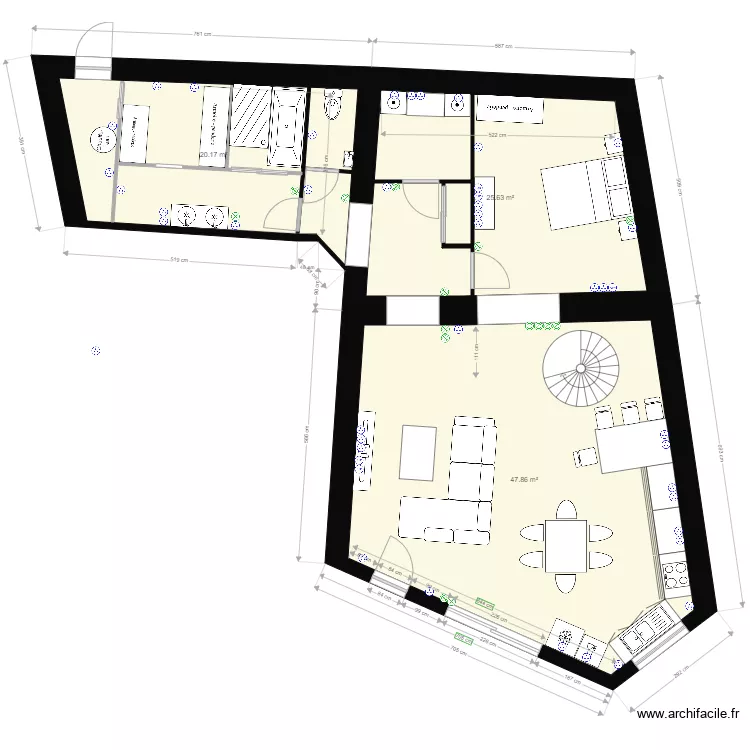 appart RDC id&eacute;e val new. Plan de 