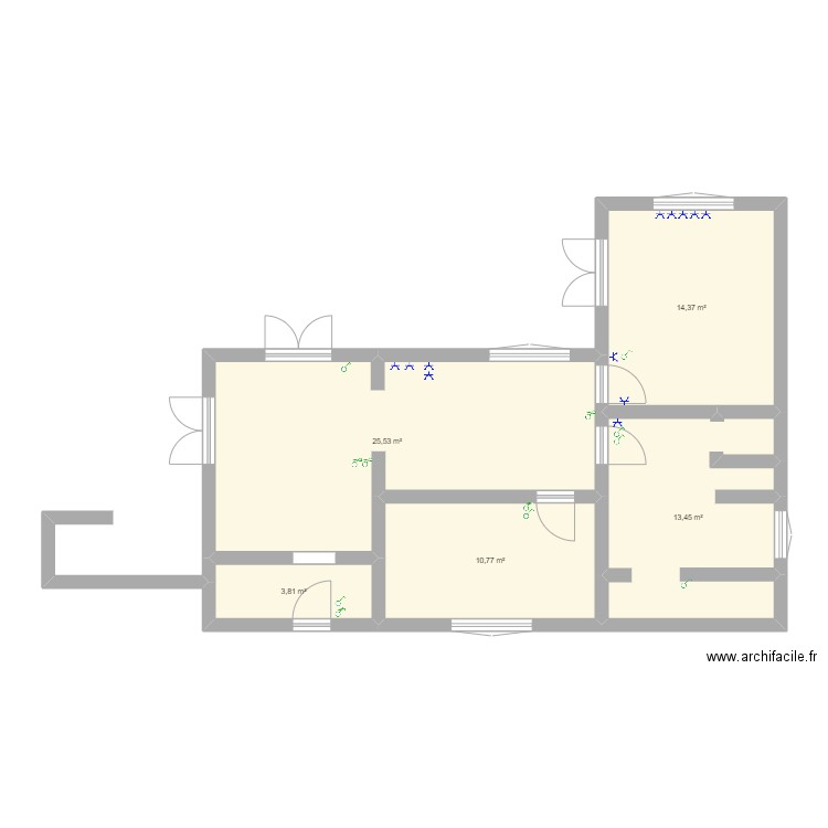 Maison Marc. Plan de 0 pièce et 0 m2