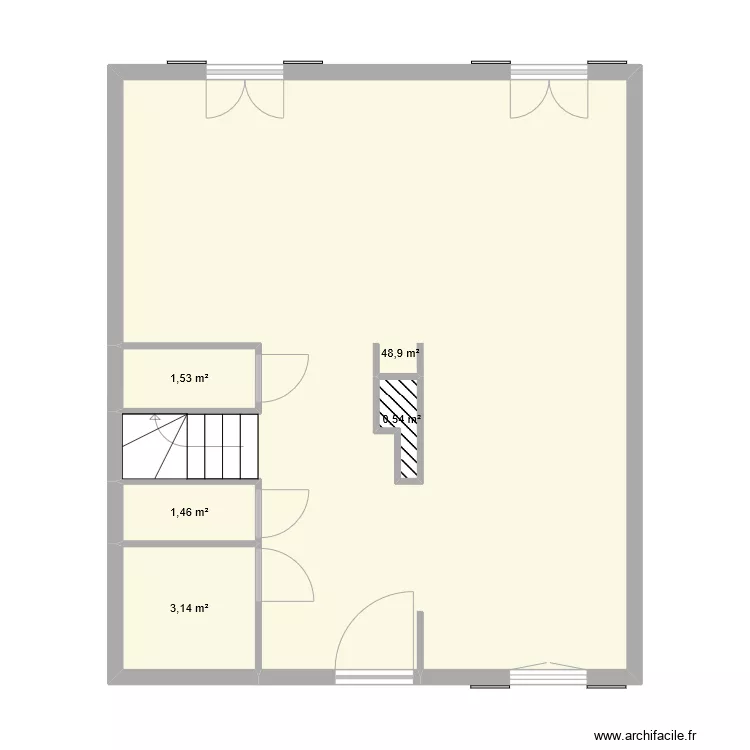 Maison1. Plan de 