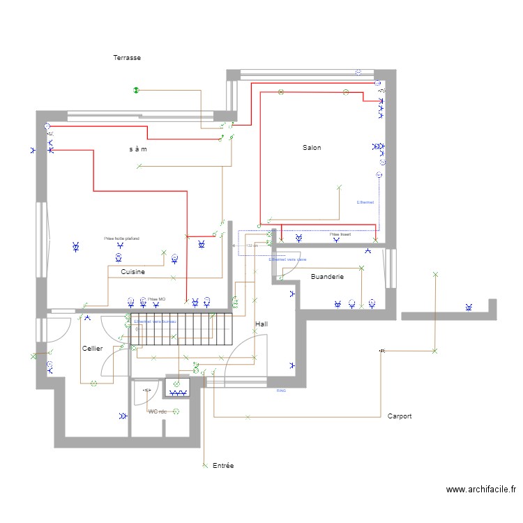 Bouge rev 3 rdc Elec. Plan de 0 pièce et 0 m2