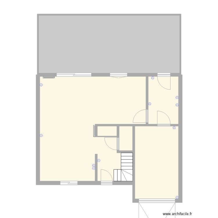 Rez de chaussée prises. Plan de 0 pièce et 0 m2