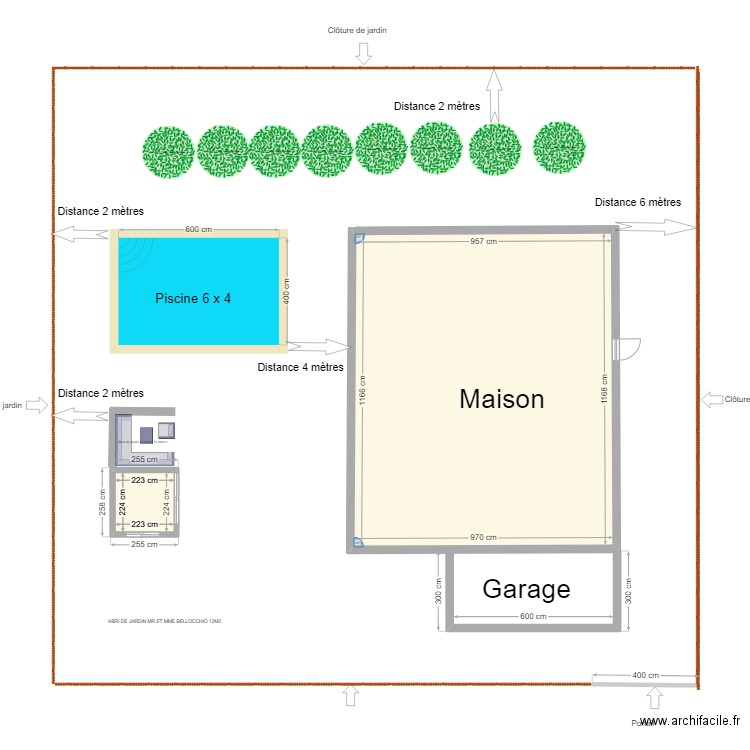 CLOTURE ET PORTAIL. Plan de 0 pièce et 0 m2