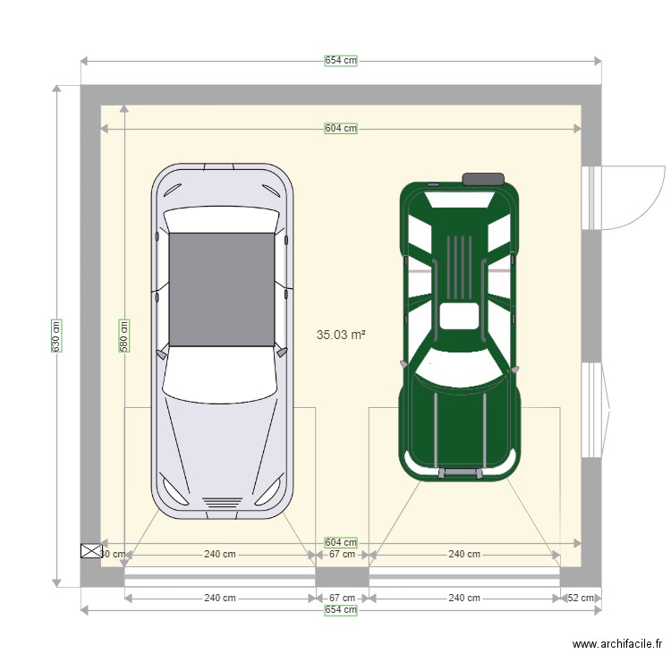 garage sylvain. Plan de 0 pièce et 0 m2