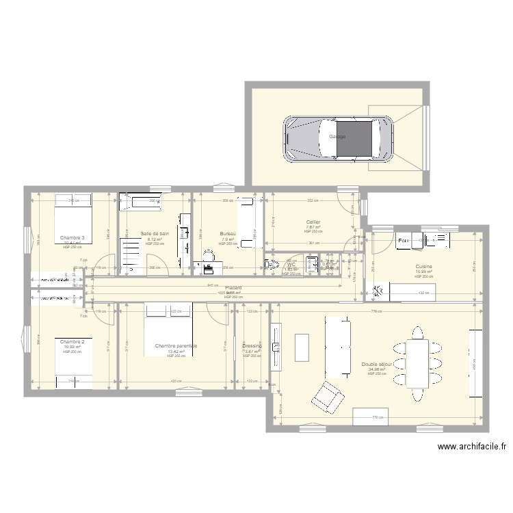 2eme essais. Plan de 0 pièce et 0 m2