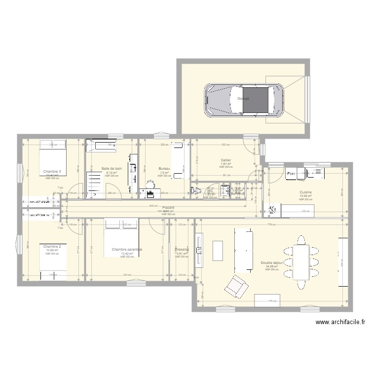 2eme essais. Plan de 0 pièce et 0 m2