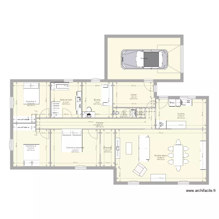 2eme essais. Plan de 