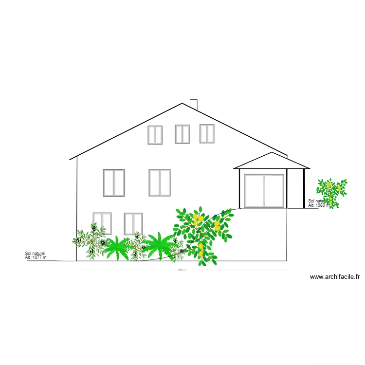 Sud Ouest PROJETE avanc&eacute;e. Plan de 