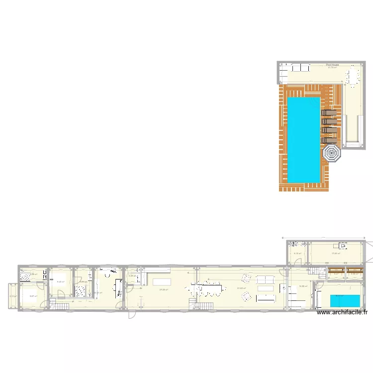 Les Bruy&egrave;res. Plan de 