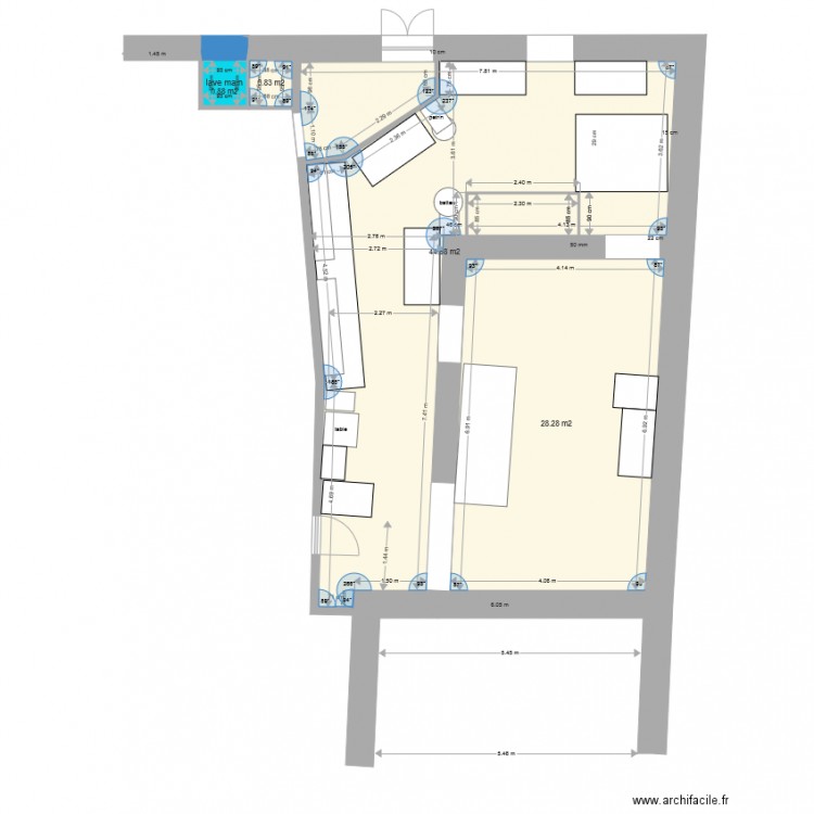  labo st palais juin 2016. Plan de 0 pièce et 0 m2