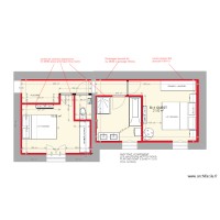 PLAN 5/11/22 R+1 CENTRE ET EST avec aménagement