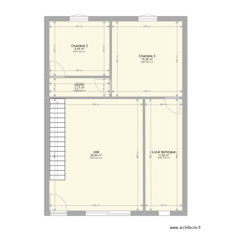 plan mestre port vendres r1. Plan de 5 pièces et 70 m2