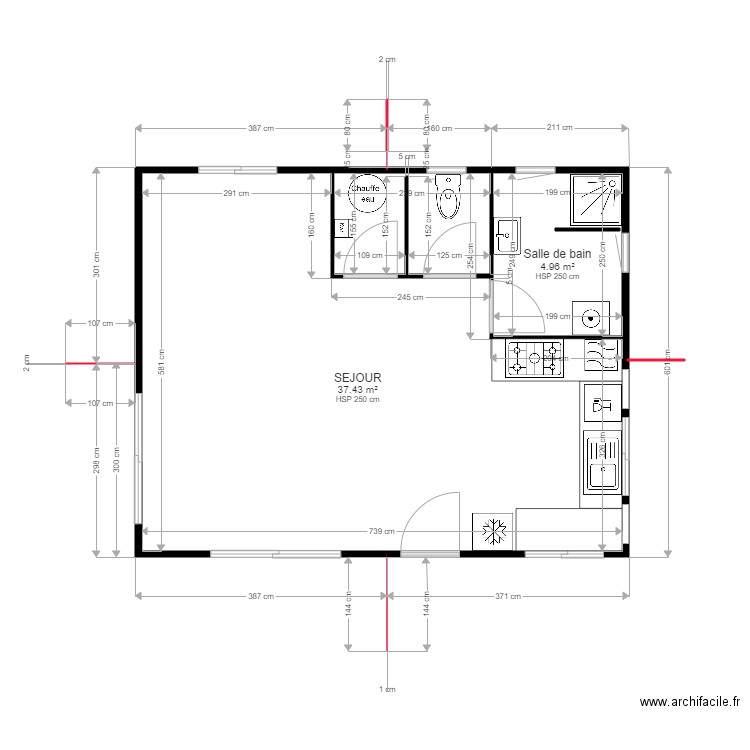 accueil . Plan de 0 pièce et 0 m2