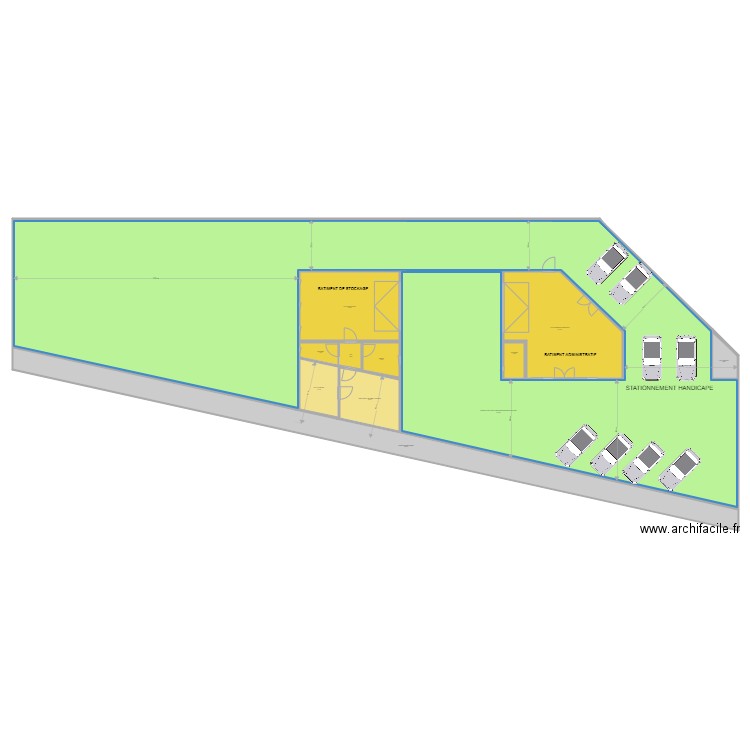 ak99 1105F MAIRIE. Plan de 0 pièce et 0 m2