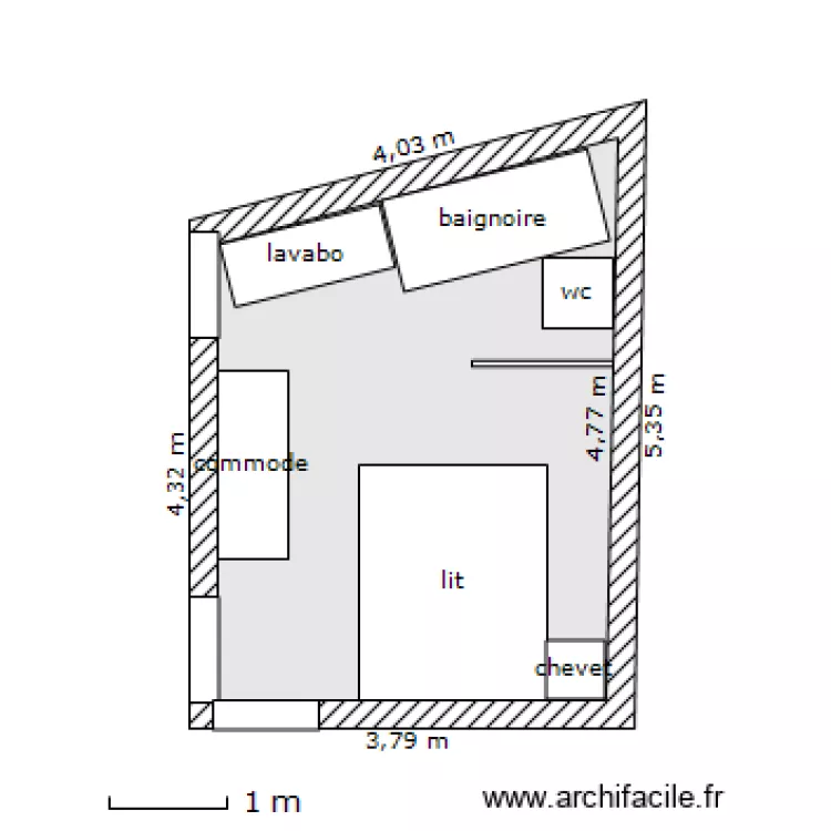 chambre2. Plan de chambre2. Plan de