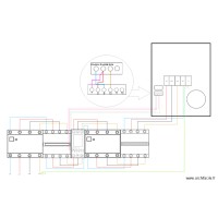 Schéma EM340 3 Phases