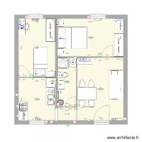 F3 RdC   Plan installation meubl&eacute;