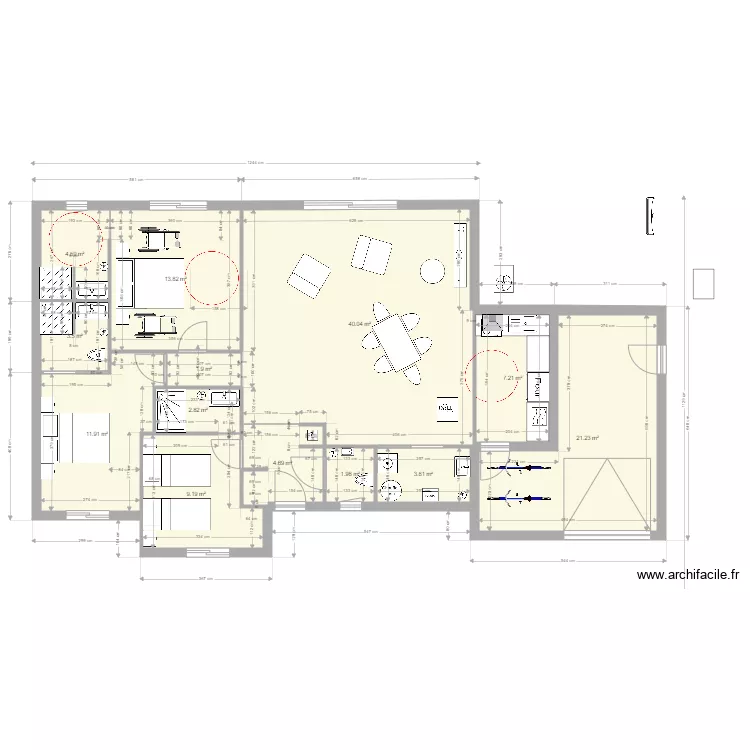 Cachemire3104WCEntr&eacute;ev7. Plan de 