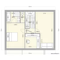 maisons Laffite plan dernier étage V3