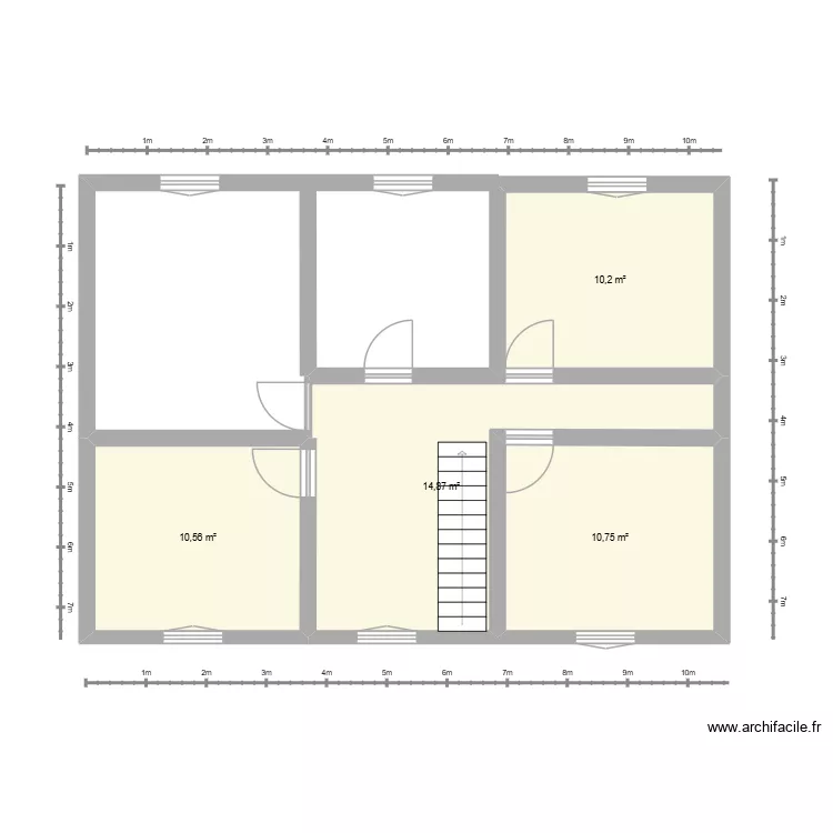 1er-Etage. Plan de 4 et 46 m² 1er-Etage. Plan de 4 et 46 m²