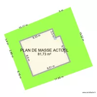 PLAN DE MASSE SECTION BO 196