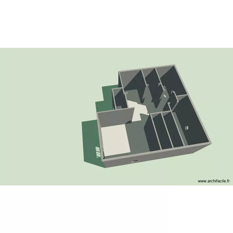 JUGTIKVCK&micro;. Plan de 3 Pièces et 139 m²