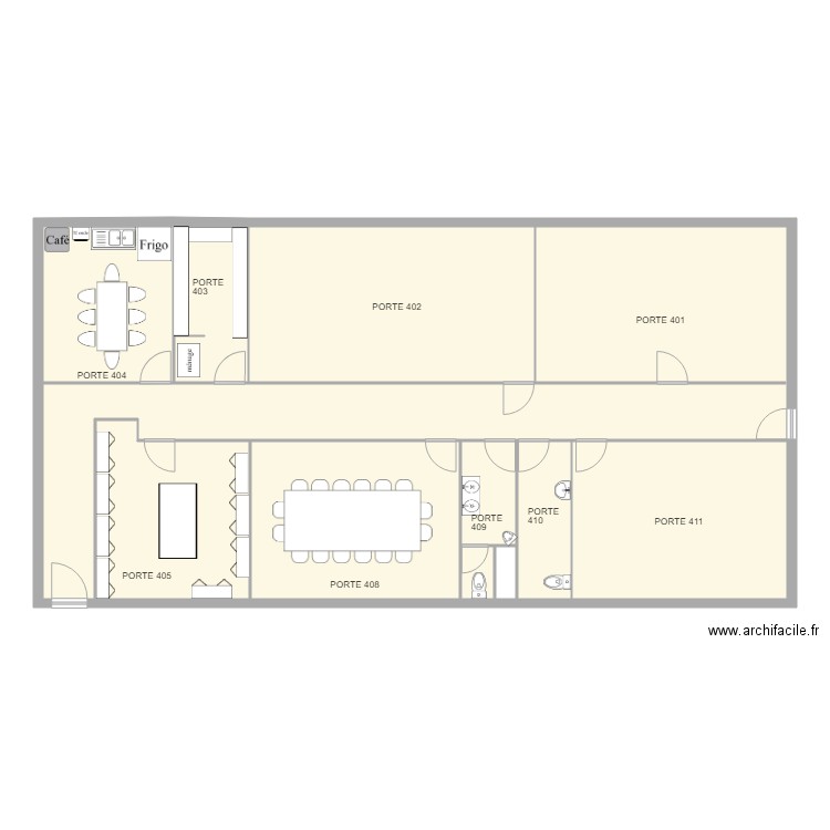 TDF  porte N. Plan de 0 pièce et 0 m2