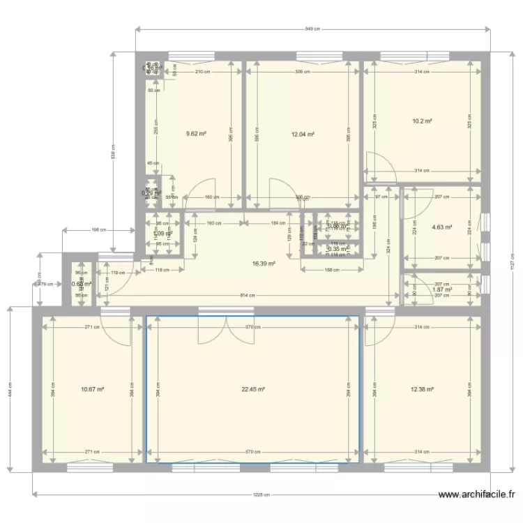 swixim balcon bleu. Plan de 