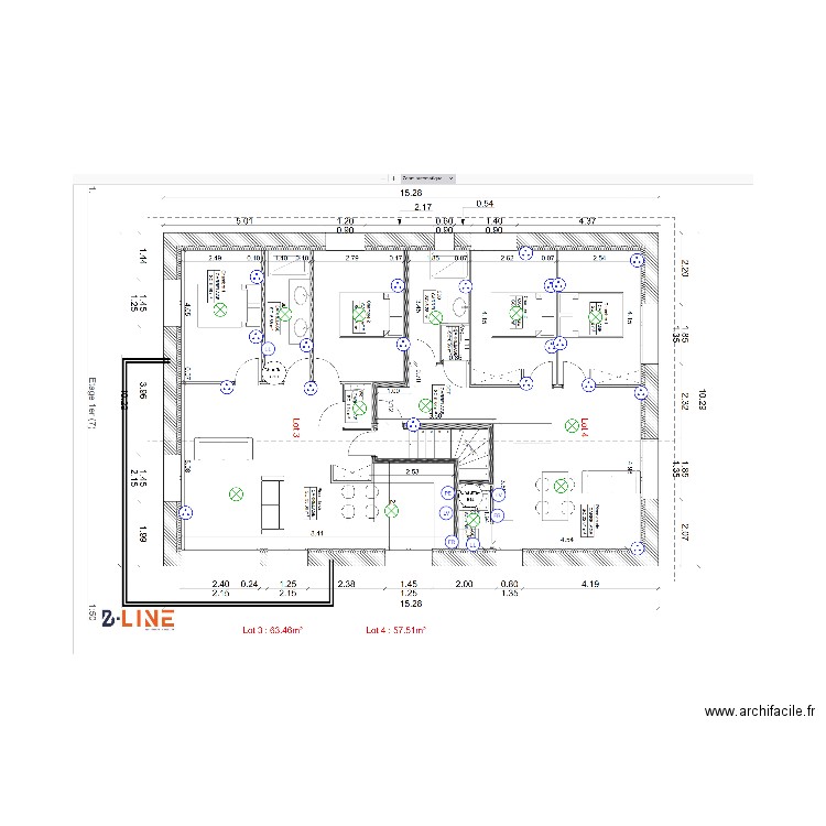 PEREIRA ANTOINE LOT 3-4. Plan de 0 pièce et 0 m2