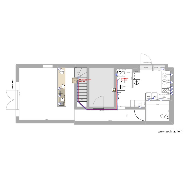 SARL CHEZ GWEN. Plan de 12 pièces et 93 m2