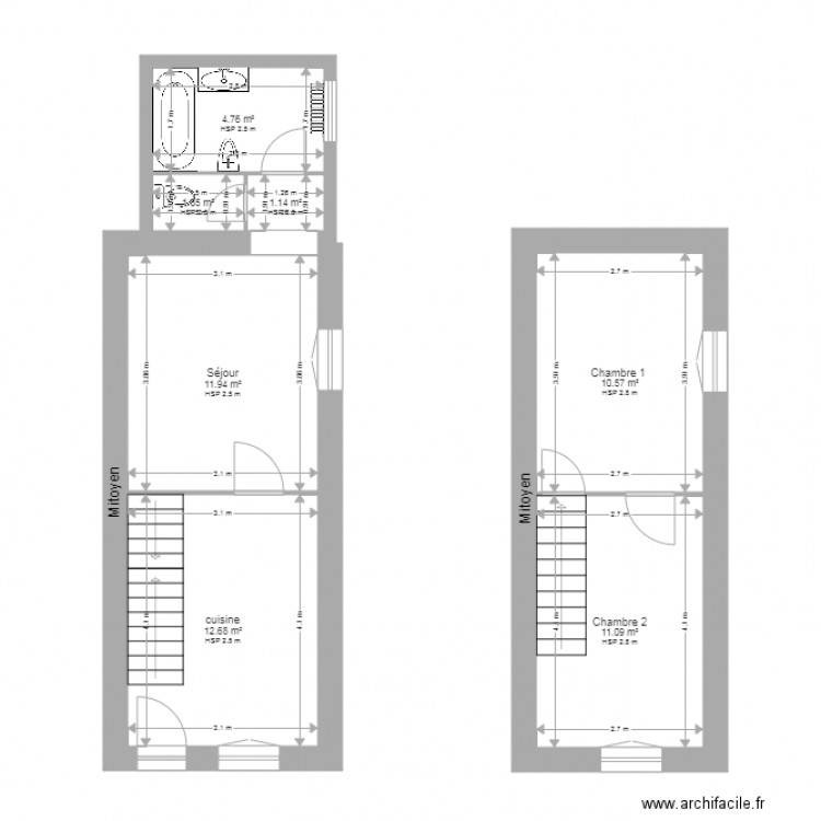 Odile Brousseval. Plan de 0 pièce et 0 m2