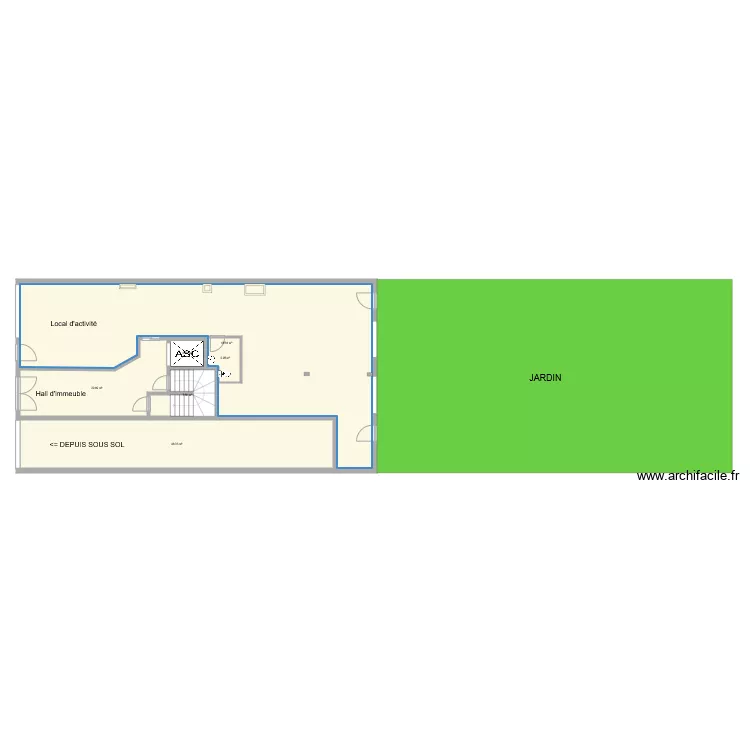 ATHIS MONS. Plan de 