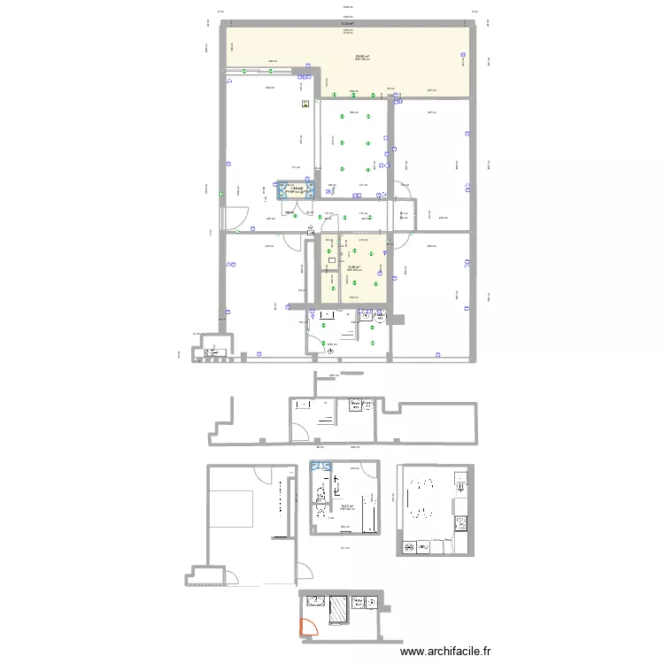 Appart Origine. Plan de Appart Origine. Plan de