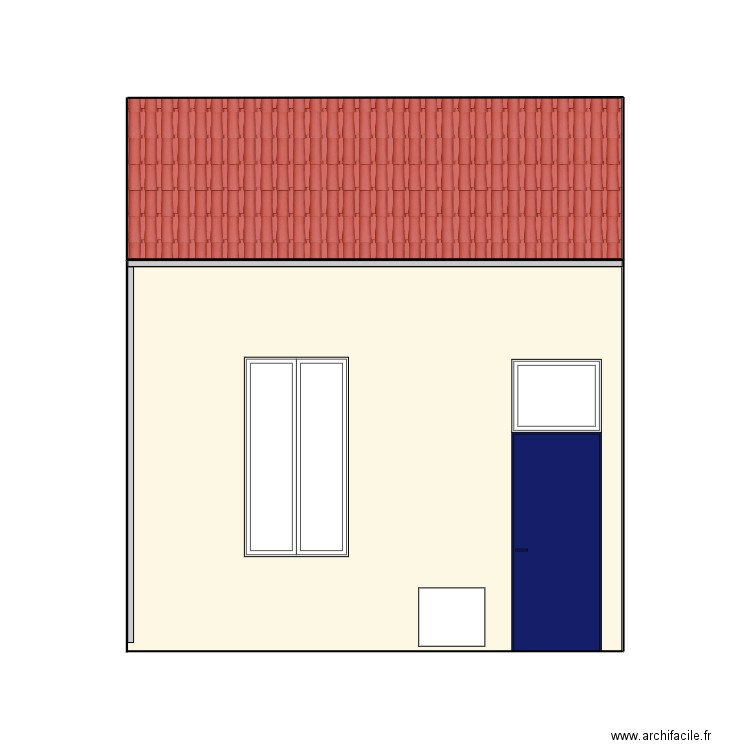 Plan de Facade Nord. Plan de 0 pièce et 0 m2